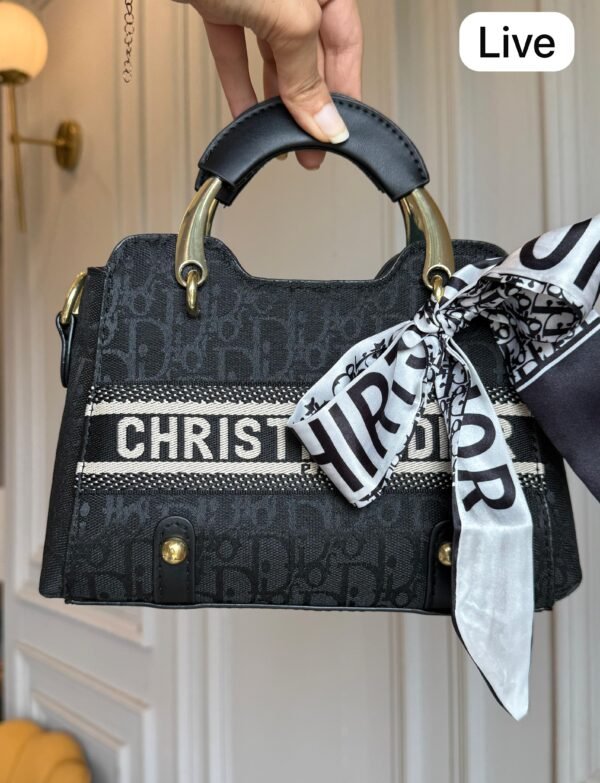 Ribbon Detail Handheld Bag for Women BSBmart