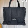 Text Logo Tote Bag for Women BSBmart