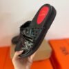 Black Double Strap Slide Sandals for Women | BSBmart