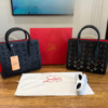 Black and Gold Top Handle Handbag BSBmart