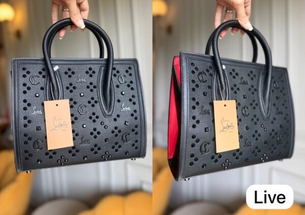 Black and Gold Top Handle Handbag BSBmart