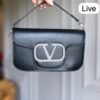 Black and White Shoulder Bag for Women BSBmart