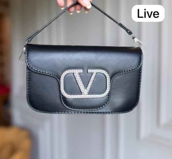 Black and White Shoulder Bag for Women BSBmart