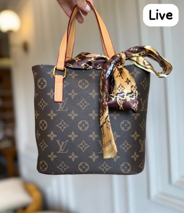 Brown Ribbon Accent Tote Bag for Women | BSBmart