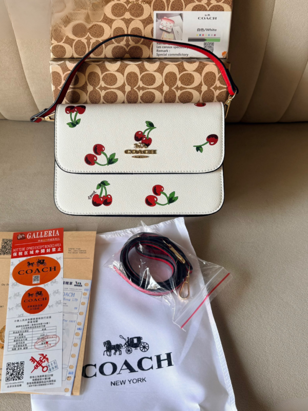 Cherry Print Shoulder Bag for Women | BSBmart