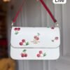 Cherry Print Shoulder Bag for Women | BSBmart