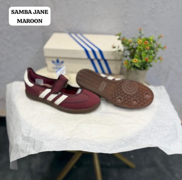 Maroon Mary Jane Sneakers for Women | BSBmart