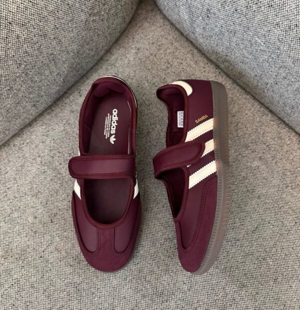 Maroon Mary Jane Sneakers for Women | BSBmart