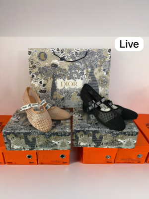 Mesh Ballet Flats for Women Elegant Two-Tone Style