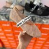 Mesh Ballet Flats for Women Elegant Two-Tone Style