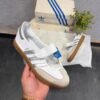 White Metallic Silver Mary Jane Sneakers for Women