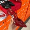 Women Slingback Pumps in Black & Maroon BSBmart