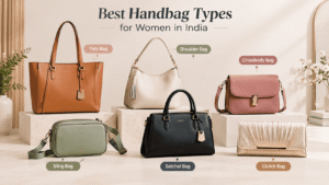 Best Handbags for Women in India including tote, shoulder, crossbody, sling, satchel and clutch bags