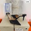 Black & Silver Crystal Heels for Women BSBmart (1) Black & Silver Crystal Heels for Women | BSBmart