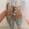 Black & Silver Crystal Heels for Women BSBmart (3) Black & Silver Crystal Heels for Women | BSBmart