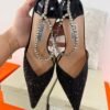 Black & Silver Crystal Heels for Women BSBmart (6) Black & Silver Crystal Heels for Women | BSBmart