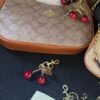 Canvas Shoulder Bag with Cherry Charm BSBmart