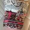 Canvas Tote Bag for Women with Ribbon BSBmart