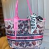 Canvas Tote Bag for Women with Ribbon BSBmart