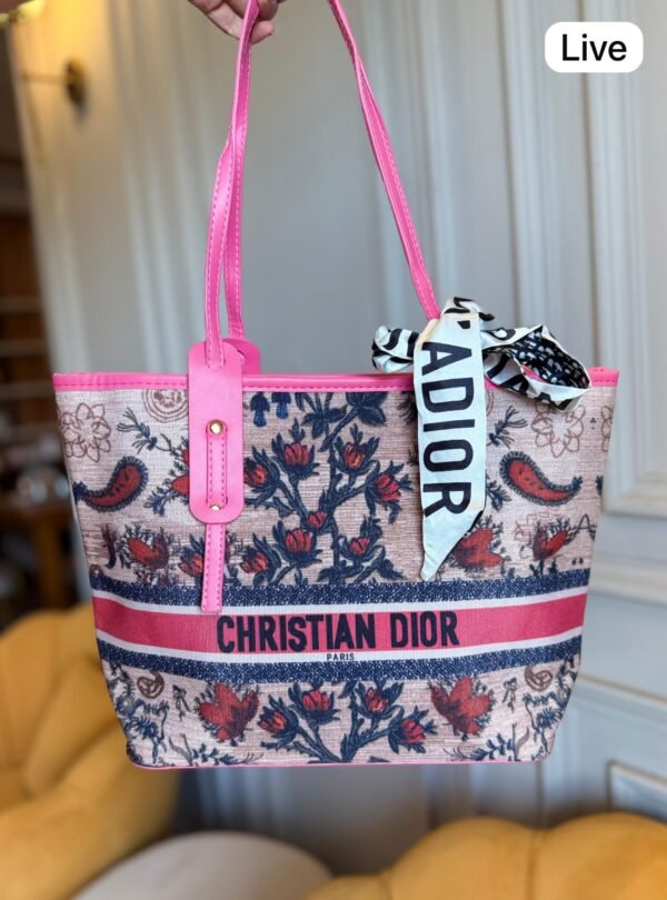 Canvas Tote Bag for Women with Ribbon BSBmart