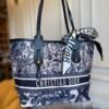 Canvas Tote Bag for Women with Ribbon BSBmart