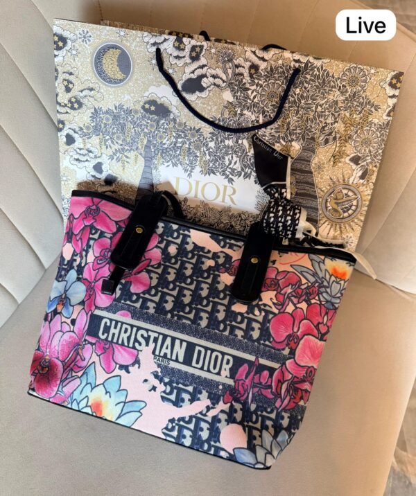 Canvas Tote Bag for Women with Ribbon BSBmart