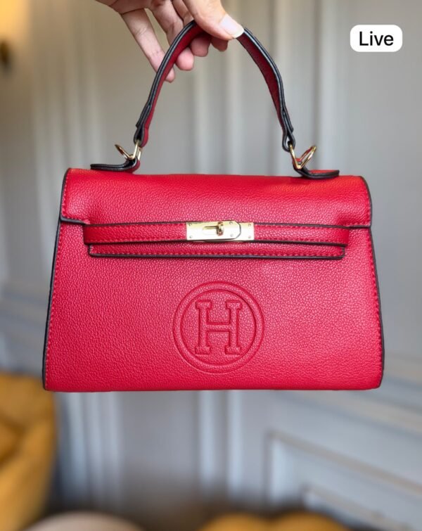 Faux Leather Kelly Style Handbag for Women | BSBmart