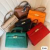 Faux Leather Kelly Style Handbag for Women | BSBmart