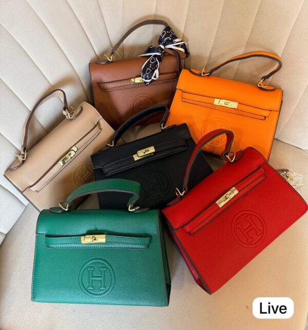 Faux Leather Kelly Style Handbag for Women | BSBmart