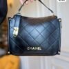 Faux Leather Side-Lock Zipper Bag for Women | BSBmart