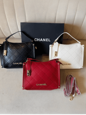 Faux Leather Side-Lock Zipper Bag for Women | BSBmart