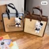 Field Tote Bag for Women with Cat Charm BSBmart