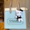 Field Tote Bag for Women with Cat Charm BSBmart