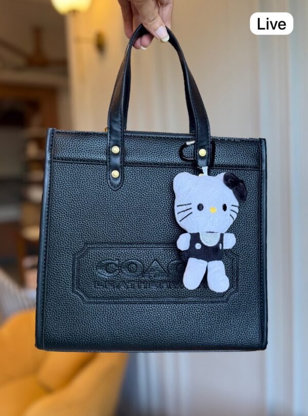 Field Tote Bag for Women with Cat Charm BSBmart