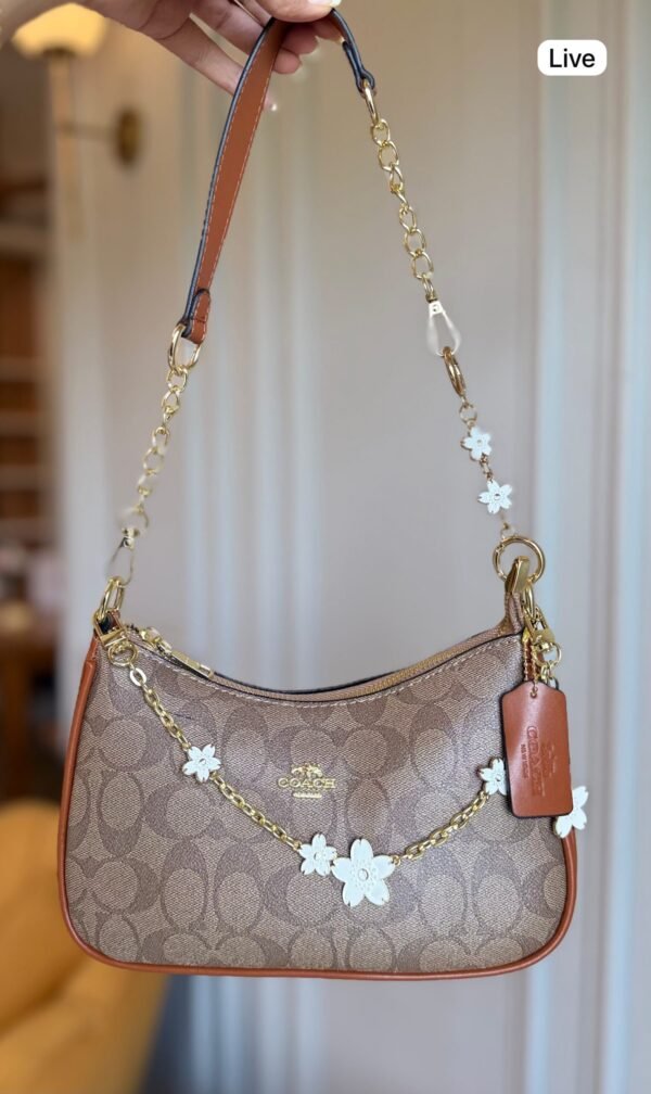 Flower Charm Shoulder Bag for Women – 4 Colours BSBmart