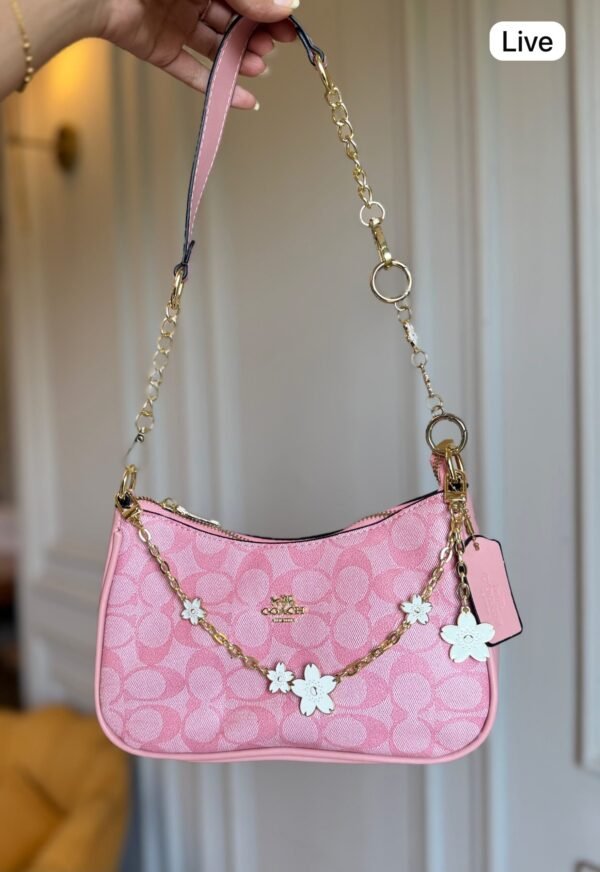 Flower Charm Shoulder Bag for Women – 4 Colours BSBmart