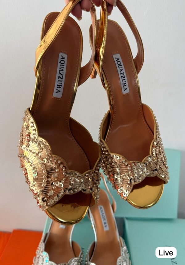 Gold & Silver Heels for Women | Elegant Party Style