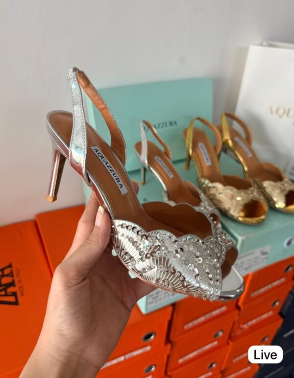 Gold & Silver Heels for Women | Elegant Party Style