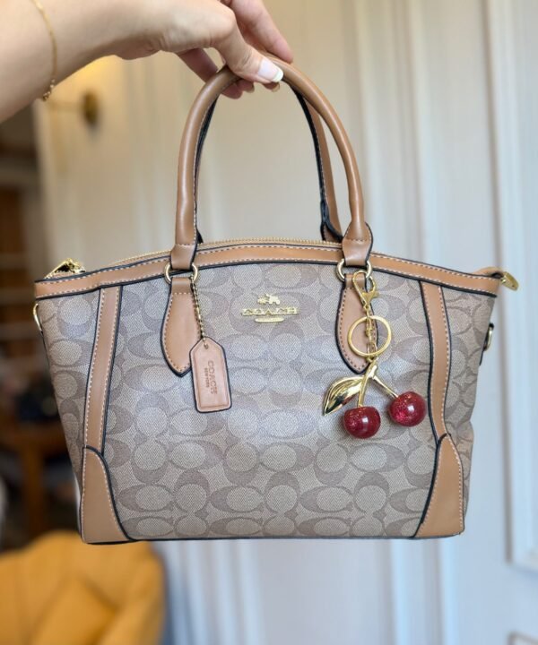 Handbag with Cherry Charm for Women – 4 Colours BSBmart