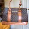 Signature Monogram Satchel Bag for Women BSBmart