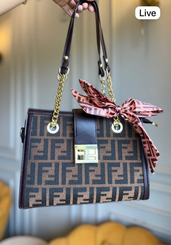 Structured Monogram Shoulder Bag for Women BSBmart