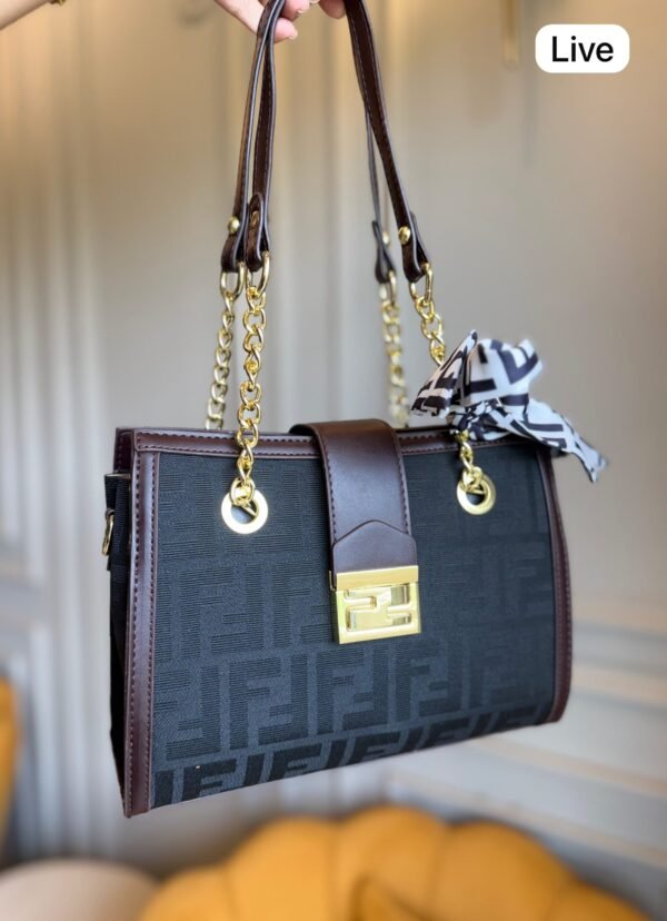Structured Monogram Shoulder Bag for Women BSBmart