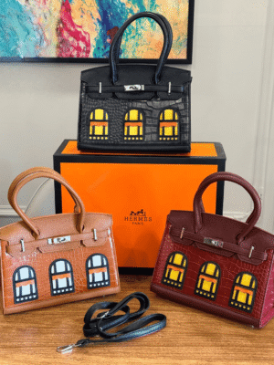 Structured Top Handle Handbag for Women BSBmart