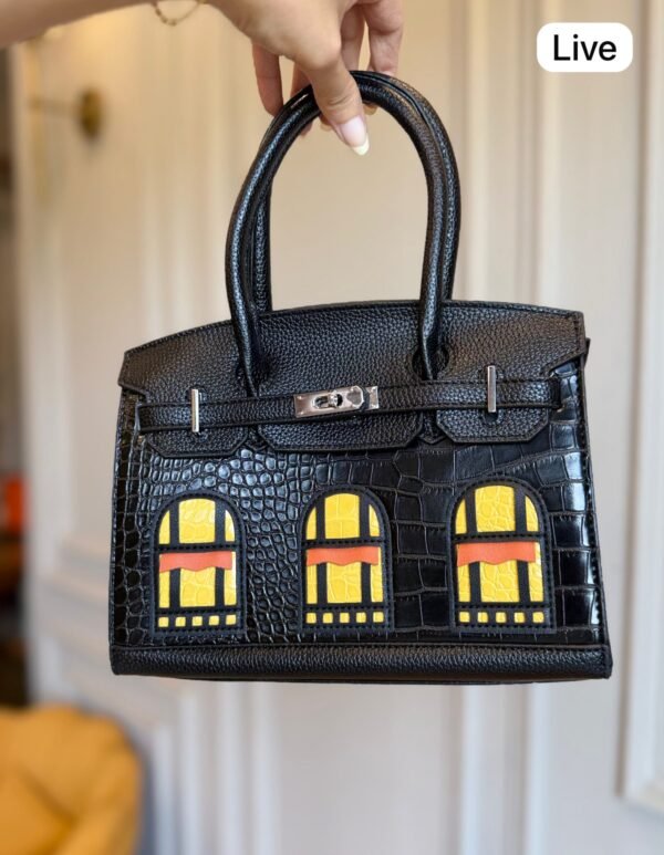 Structured Top Handle Handbag for Women BSBmart