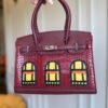 Structured Top Handle Handbag for Women BSBmart