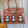 Structured Top Handle Handbag for Women BSBmart