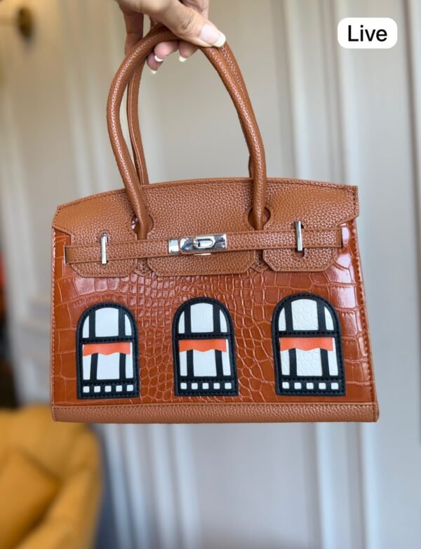 Structured Top Handle Handbag for Women BSBmart