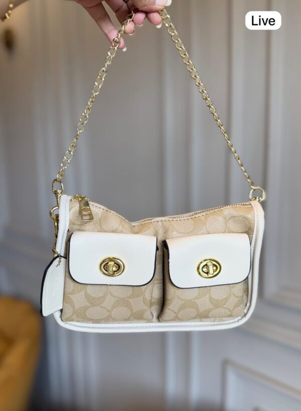 Twin Turnlock Shoulder Bag for Women – 4 Colours BSBmart
