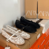 Faux Pearl Ballet Flats for Women BSBmart